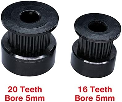 NHOSS 16/20 заби црна меурче за тајминг, носена алуминиумска макара од 5 мм, за 6мм појас