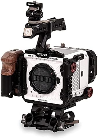 Комплет за кафез на фотоапарати со тиланг е компатибилен со црвена камера Комодо - црна