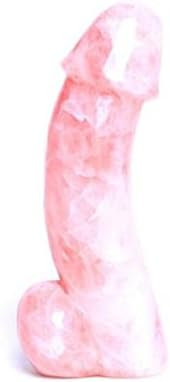 Дингсенг природен розов кварц Масажа за масажа за жени кегел вежба карличен мускул вагинален алатка за масажа за затегнување дилдо