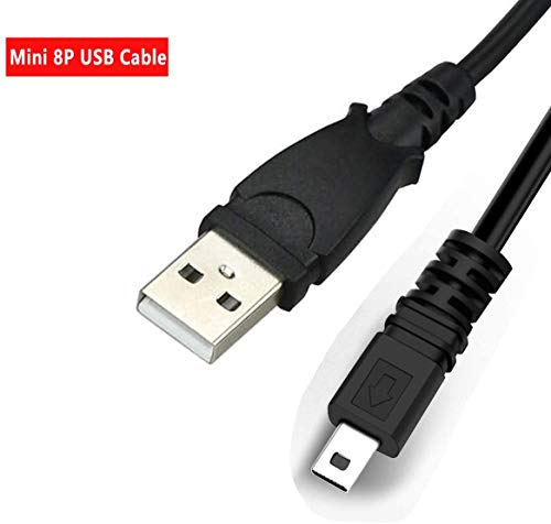 Листа 2 пакет USB Податоци за полнач за батерии за синхронизација на кабел за кабел за Sony Cambershot DSC-W800 W810 W830 W330