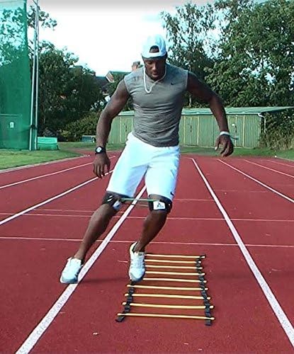 Брзини ленти за отпорност на тренинг на нозе поставени за извршување на забрзување на агилноста на мускулите издржливост и сила, користени