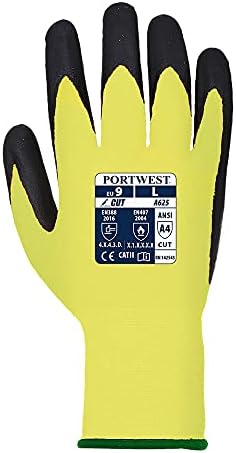 Portwest vis-tex pu отпорни на ракавици за безбедност на ракавици