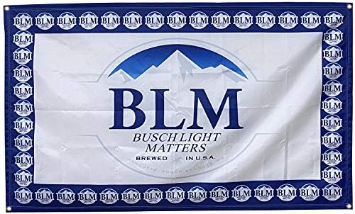 2но Млеко BLM пиво знаме BUSCHHHHHHH 3x5ft Колеџ Студентски дом декор банер