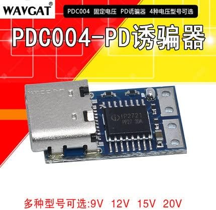Xiexuelian PDC004-PD Decoy PD23.0 до DC Trigger Adapter QC4 за полнење лаптоп 912 1520V