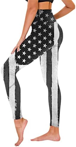 Американски хеланки на знамето за контрола на жените за женски стомаци, панталони со џогер со панталони за кревање на панталони за кревање