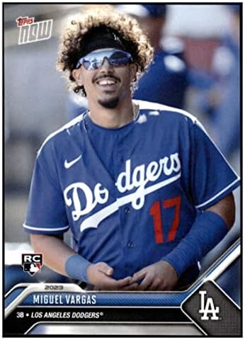 Miguel Vargas RC 2023 Topps Now Road Day Day Day Dokikie 280 PR: 749 Dodgers NM+ -MT+ MLB Бејзбол
