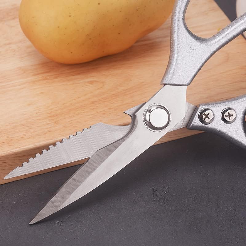 Мултифункционални ножици во кујната од не'рѓосувачки челик за коски од месо, рак, риба и многу повеќе