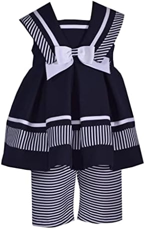 Облека за наутички морнарски облека на Бони Jeanан девојче - за девојчиња за бебиња, новороденчиња и мали деца