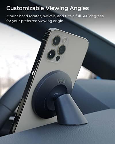 Иотити Велокс Магнетски плакнечки држач за монтирање на автомобили. Компатибилен со iPhone -и Magsafe Iphone, вклучувајќи iPhone 12/iPhone 13/iPhone