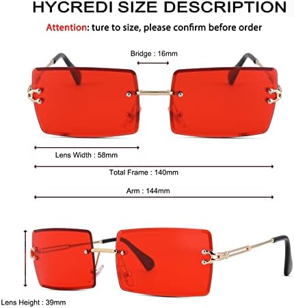 Правоаголни Очила За Сонце За Мажи/Жени Мали Очила Со Квадратна Сенка Без Раб