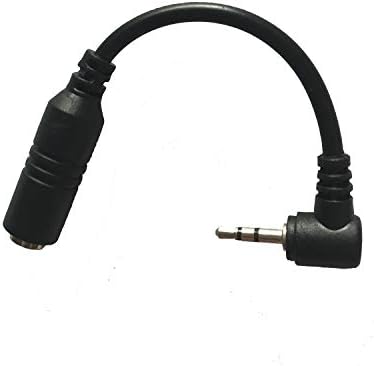 Адаптер за слушалки од 2,5 мм машко до 3,5 мм женски （за адаптер за слушалки за паметни телефони од 2,5 мм до 3,5 кабел со конектор за конектор за безжични телефони Адапте