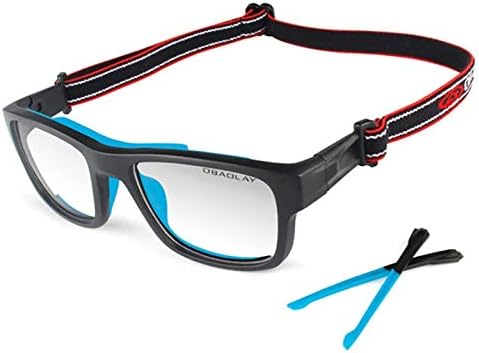 Yozoot Спортски очила кошарка дриблинг очила Анти-магла на отворено фудбалски рекетбол тренинг безбедност за очила за мажи за мажи