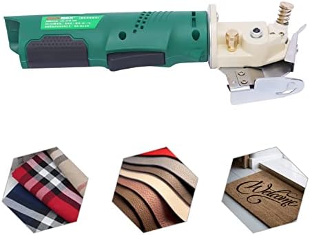 Електрична ткаенина за сечење ткаенина, кожна машина за сечење ротирачки сечила, рачни електрични ножици, преносен ротирачки секач безжичен