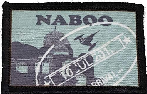 Војна на Starвездите Набу пасош печат за пе -печ. 2x3 кука и јамка. Направено во САД