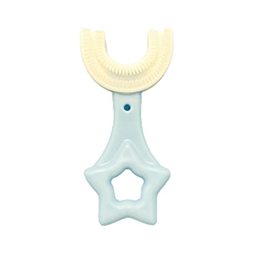 Детска четка за заби во облик на храна Огирав, мека силиконска четка за четка за четка за четка за заби, 360 ° орални заби чистење