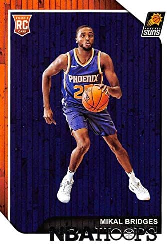 2018-19 NBA Hoops Basketball 252 Mikal Bridges Phoenix Suns RC RC RC Dookie картичка направена од Панини
