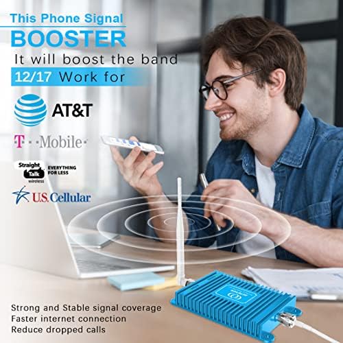 АТТ мобилен телефон сигнал засилувач Дома AT & T 5G 4G LTE Band 12/17 Booster Boost