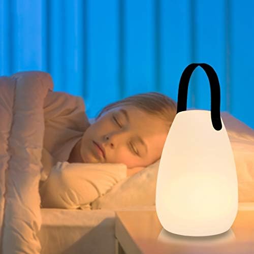 jielun за полнење табела за ламба 8 бои далечински управувач на ламбата во кревет во боја Промена на RGB и затемнето ноќно светло за или спални