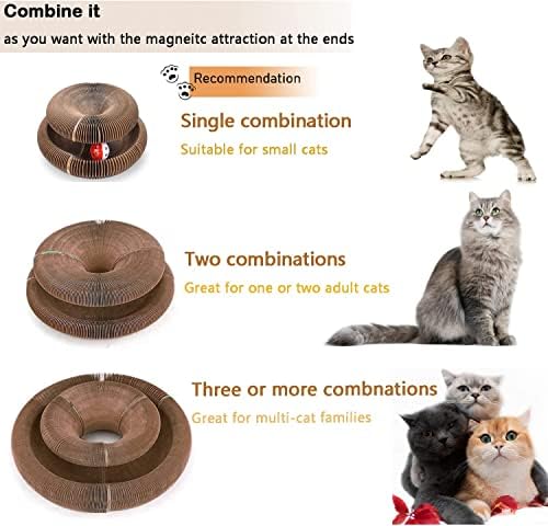 Дуџијаошу Табла За Гребење Мачки Волшебен Орган Табла За Гребење Мачки Со Топче За Играчки Мелење Мачки Интерактивна Табла За Гребење