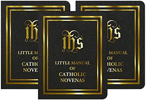 Книга за молитви за католички Новени, мини прирачник, посветена, 1,5 x 2,25 инчи, сет од 3