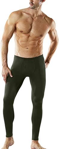 Топлински панталони за долна облека TSLA, загреано топло руно, наредени долги nsонс хеланки, дното на зимскиот основен слој