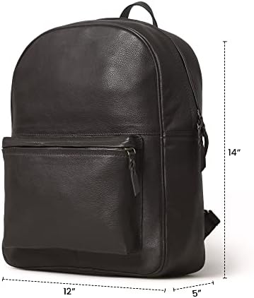 Адјан кожен ранец торба за мажи и жени мултифункционален елегантен дневен пакет мека кожа за патувања со рамо, канцеларија,