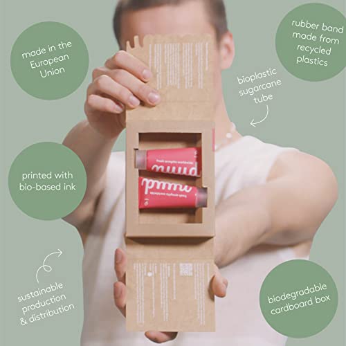 Nuud Smarter Pack | Природен дезодоранс на крем за веган против мирис на пот | Природна козметика без алуминиум, алкохол, хемикалии и тестирање на животни | Био-пластична цев
