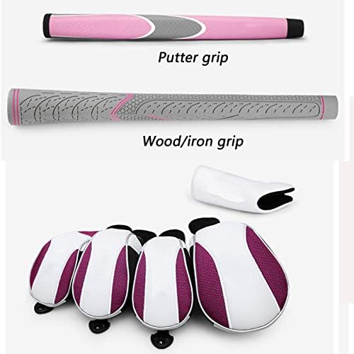 Голф -клубови постави комплетни голф -клубови за жени за обука за учење за голф постави јаглеродни легури 11 клубови + 1 топка торба