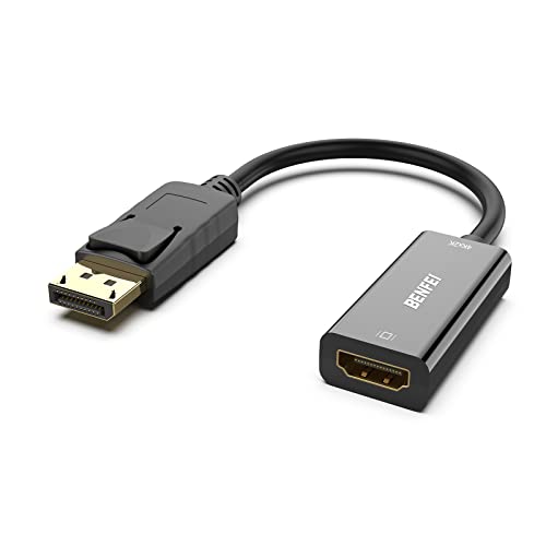 Benfei DisplayPort НА HDMI, 4k@30hz Позлатени DP Дисплеј Порта На HDMI Адаптер Компатибилен За LENOVO DELL HP И Други Бренд