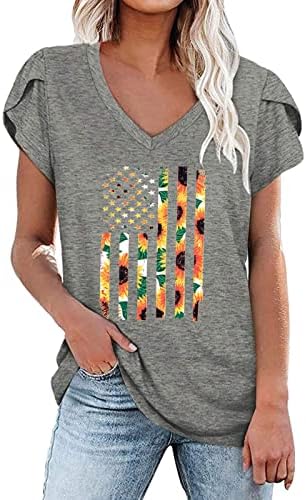 Цвета графичка блуза маичка за дама лето есен 2023 облека краток ракав против вратот памук обичен врв ck ck