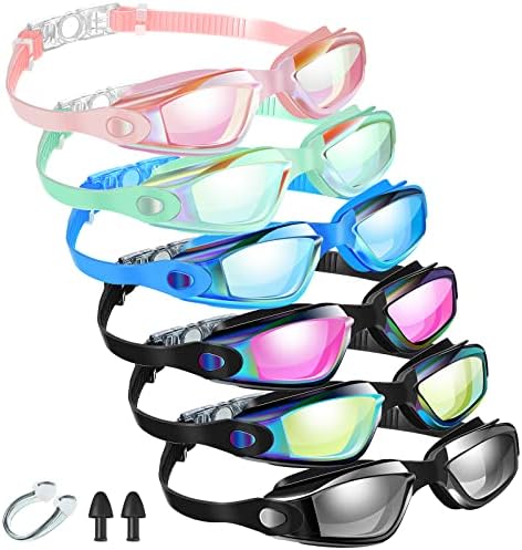 6 компјутери Очила за пливање Очила за пливање Очила за пливање Спорт Очила за пливање за жени мажи возрасни млади