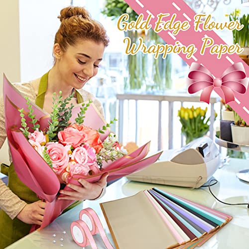 90 Листови Цвет Букет Хартија За Завиткување Водоотпорен Подарок Цветна Хартија За Завиткување За Денот На Мајките Свадба Цвеќарница Резерви