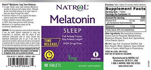Таблети за ослободување на време на мелатонин, ви помага да заспиете побрзо, да заспиете подолго, да го зајакнете имунолошкиот систем,