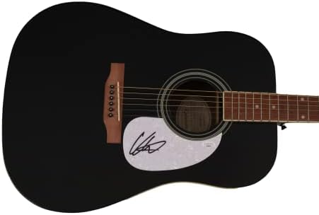 Крис Лејн потпиша автограм со целосна големина Гибсон епифон Акустична гитара Б/Jamesејмс Спенс автентикација JSA COA - Суперerstвезда во земјата