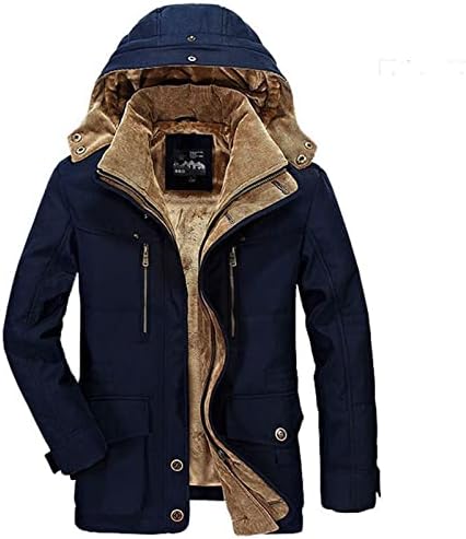 Зимски палта за врвови за мажи со долги ракави плус работа со големина, палто, пролетен патент полиестер јак, светло јака цврста