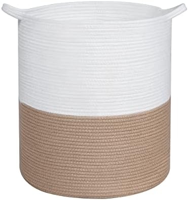 Кошница за јаже Хироми - Декоративни канти за бело складирање за организација на простории - фирма ткаени попречувања за перење -
