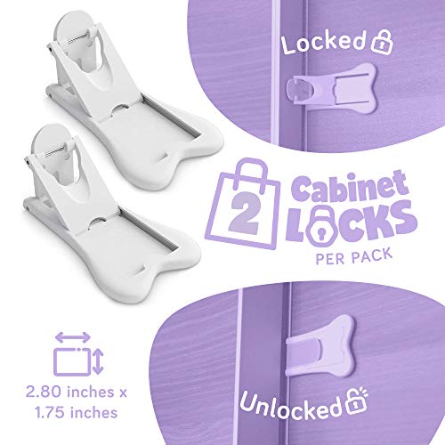 Брави за безбедност на децата за ормани и фиоки, заклучување на лизгачки врати, лесни за инсталирање на брави на кабинетот за бебиња,