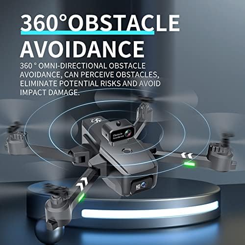 Afeboo Mini Drone со двојни HD FPV фотоапарати, Quadcopter на играчки за далечински управувач, подарок за деца со височина,