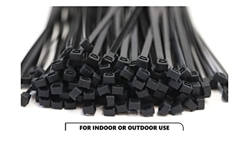 1000 екстремна тешка должност 12 50 фунти zzip кабелски врски најлонски завиткани широки црни 259a монтирање црна УВ жица електрична