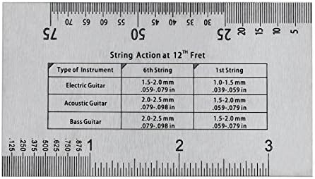Комплет за мерење на мерач на мерач на мерач на мерач на мерач на гитара за гитара за електричен бас и акустична гитара