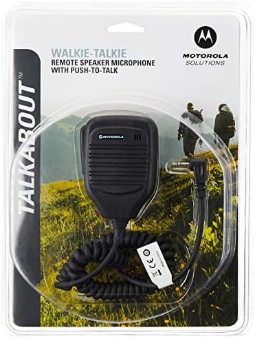 Motorola Talkabout T800 двонасочни радија, 2 пакувања, црна/сина и 53724 микрофон на далечински звучник
