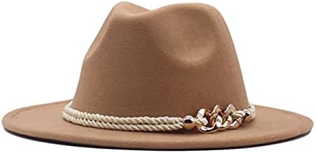 Волна Панама флопи широка додавања на капа за додатоци за дишење машка капа класичен капа женски федора бејзбол капачиња градник
