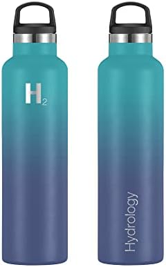 H2 Хидрологија Тесен Устата Вода Шише со 3 КАПАЦИ | Двоен Ѕид Вакуум Изолирани Нерѓосувачки Челик Шише Со Вода | Спортски Шише Вода |