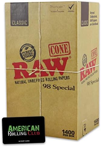 СУРОВИНИ Конуси 98 Специјални 1400 Брои Рефус Кутија Вклучува Американски Тркалање Клуб Лажичка Картичка