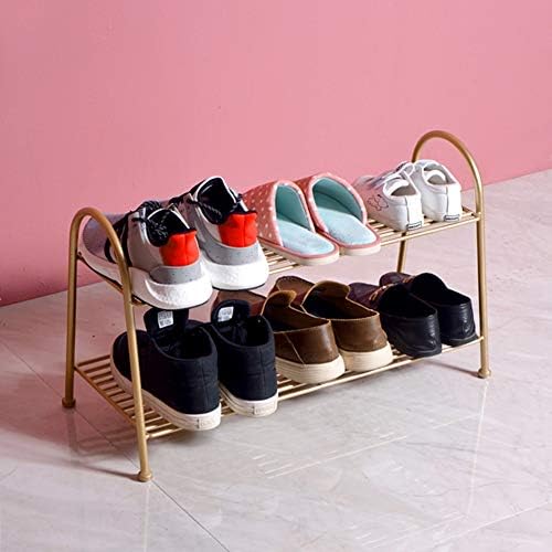 Лавици за чевли држачи за чевли стојат едноставни папучи од ковано железо, решетка за складирање дома, мултифункционална решетка за чевли, балконски штанд Zhaoyongli