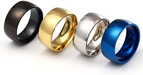 Сини прстени на Колесо 8мм за мажи и жени Персонализиран прстен Прилагодете го прстенот врежан прстен-97589