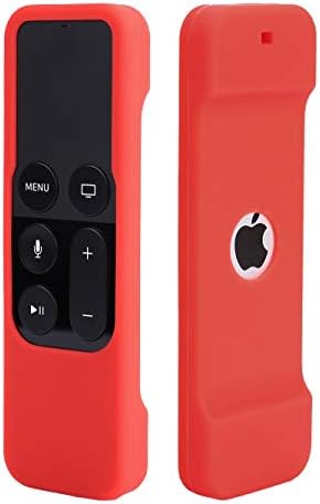 2pack далечински случај компатибилен со Apple TV 4K 4 -та 5 -та генерација, HJYUAN Shock Decof Silicone Remote Cover Case компатибилен