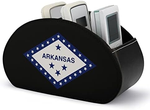 Државно знаме на Арканзас ПУ за далечински управувачи на ТВ, далечински управувач, организатор за складирање на канцеларија со 5 оддели