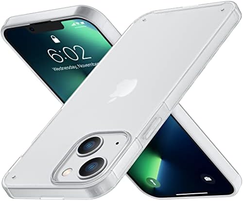 Орибокс Случај Компатибилен со iPhone 13 Мини Случај, Проѕирен мат случај со Shatterproof, Отпорен На Гребење