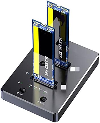 n/А Тип Ц ДО USB 3.0 M. 2 SATA NGFF SSD Хард Диск Докинг Станица Двојна Залив Надворешен Офлајн Клон Адаптер